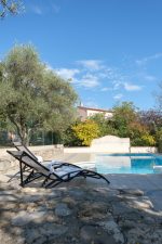 pool-and-sunbeds swimming pool and deckchair